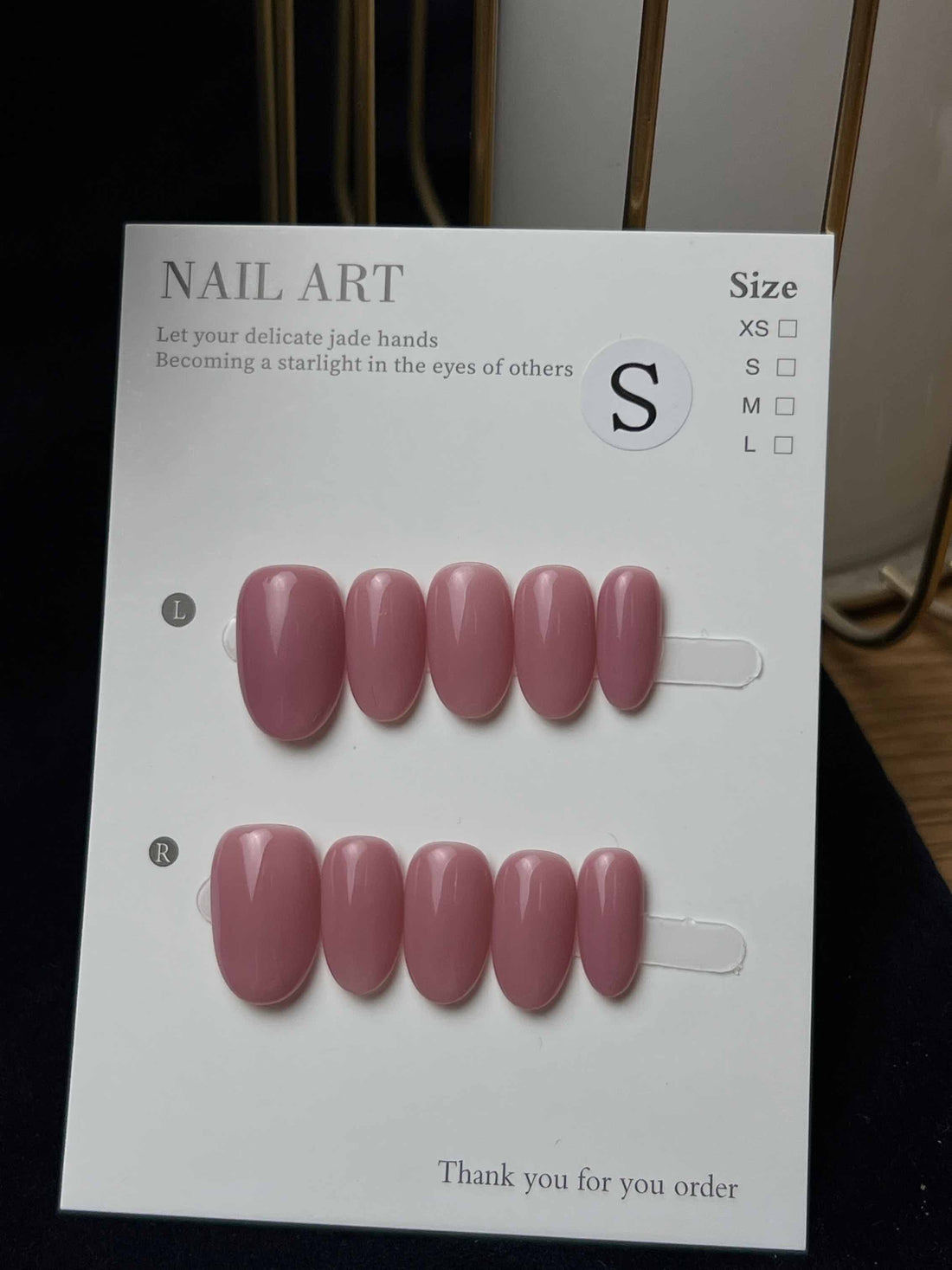Dusty Lăptos Oval Scurt-Unghii false lucrate manual