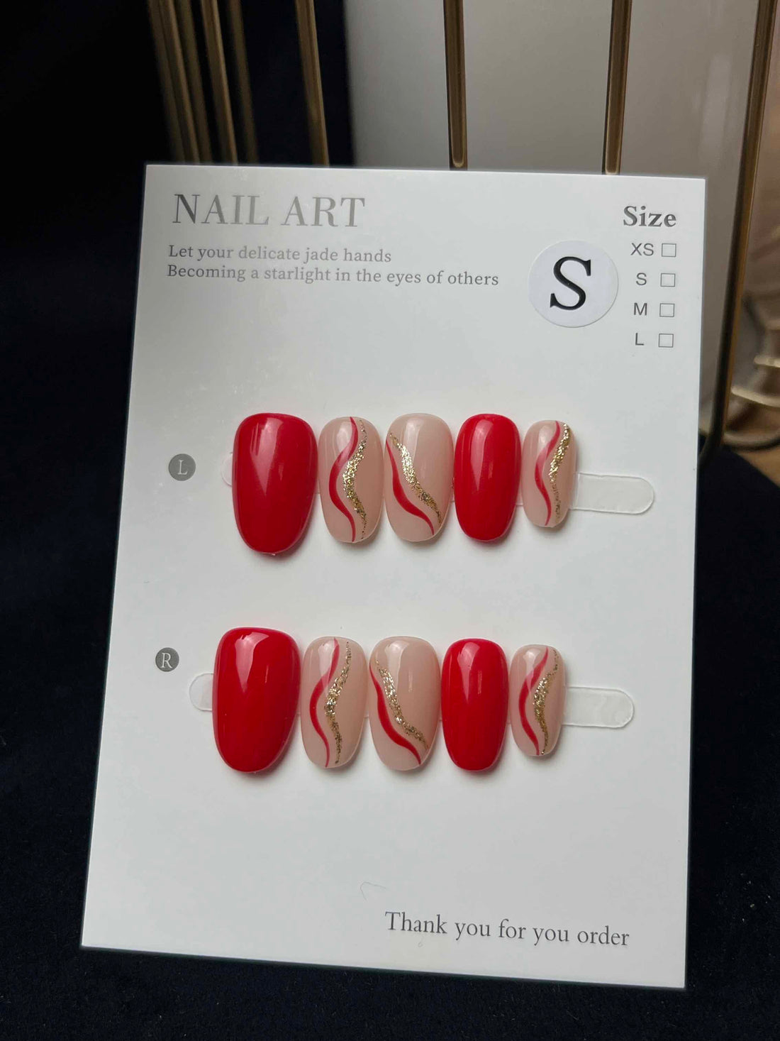Red Lux Oval Scurt-Unghii false lucrate manual